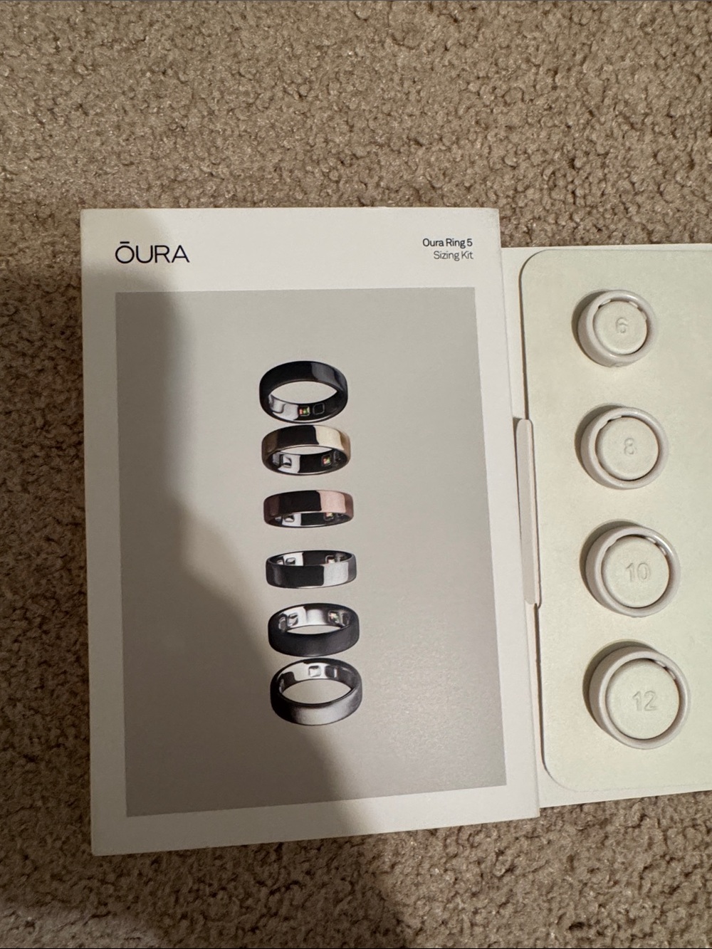 Oura Ring Sizing Kit
